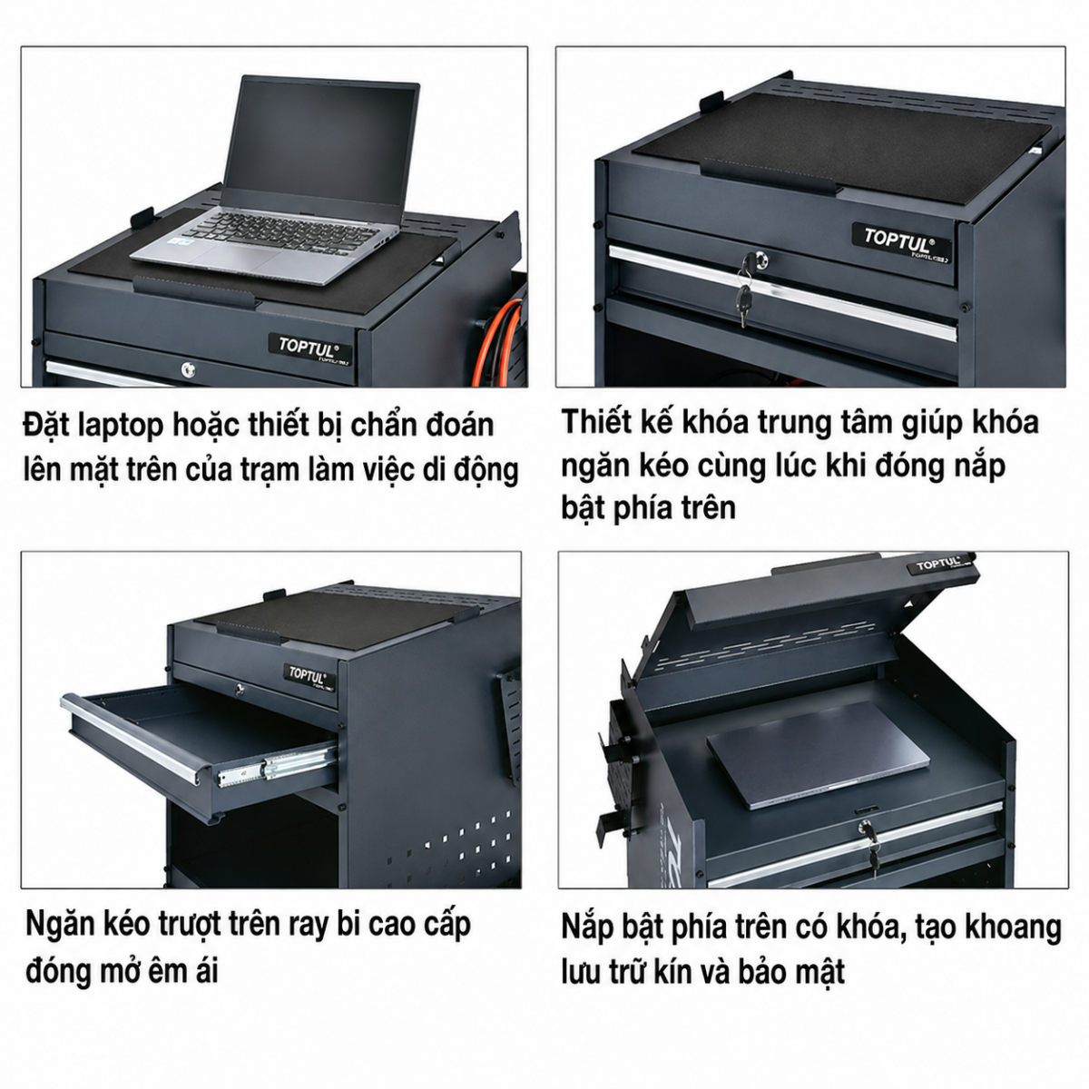 Tủ đựng máy chẩn đoán di động TOPTUL TCMD0103