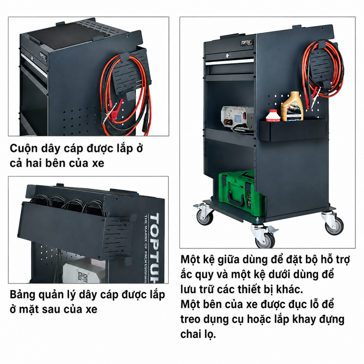 Tủ đựng máy chẩn đoán di động TOPTUL TCMD0103