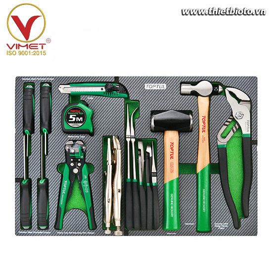 Bộ dụng cụ tổng hợp 17 chi tiết TOPTUL GED0171